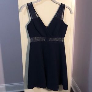 Deep Blue Lace Dress